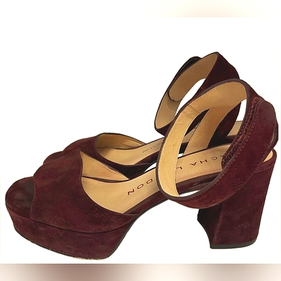 Sacha London Wine Red Sandals 8.5 - Picture 3 of 6